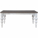 River Place 90" Dining Table in Distressed White & Tobacco Brown Finish
