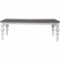 River Place 90" Dining Table in Distressed White & Tobacco Brown Finish