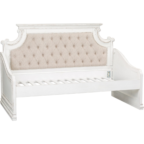 Magnolia Manor Twin Daybed in Chenille & Antique White