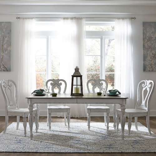 Magnolia Manor 5 Piece Dining Set in Antique White