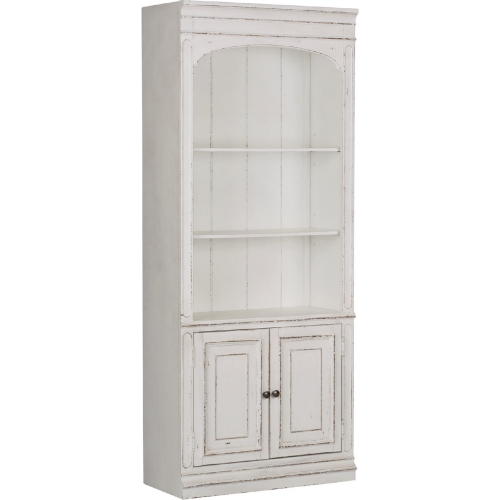 Magnolia Manor Bunching Bookcase in Antique White