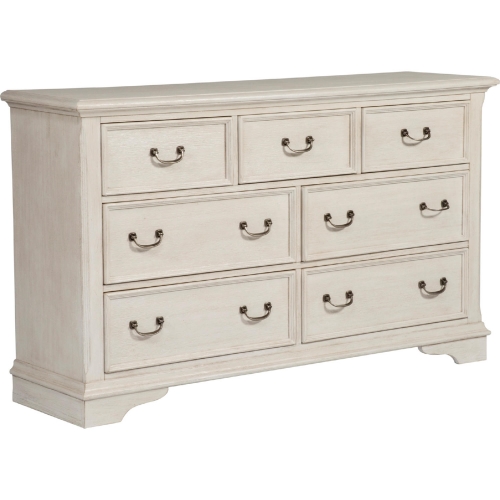 Horizons 6 Drawer Dresser in Gray Wood