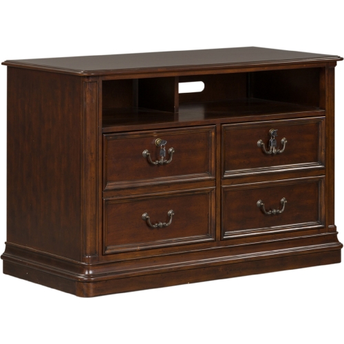 Brayton Manor Jr Executive Lateral File Cabinet in Cognac Finish