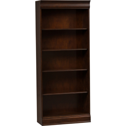 Brayton Manor Jr Executive 72" Bookcase in Cognac Finish