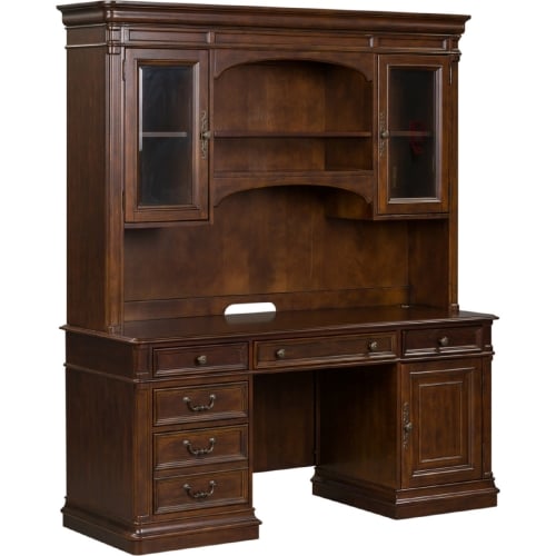 Brayton Manor Jr Executive Credenza in Cognac Finish