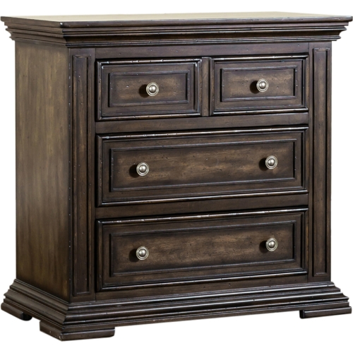 Big Valley Chest w/ Charging in Distressed Brownstone Finish