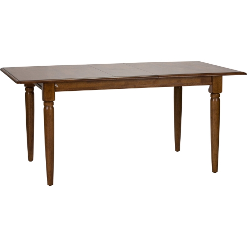 Creations II 66" Butterfly Leaf Table in Tobacco Brown