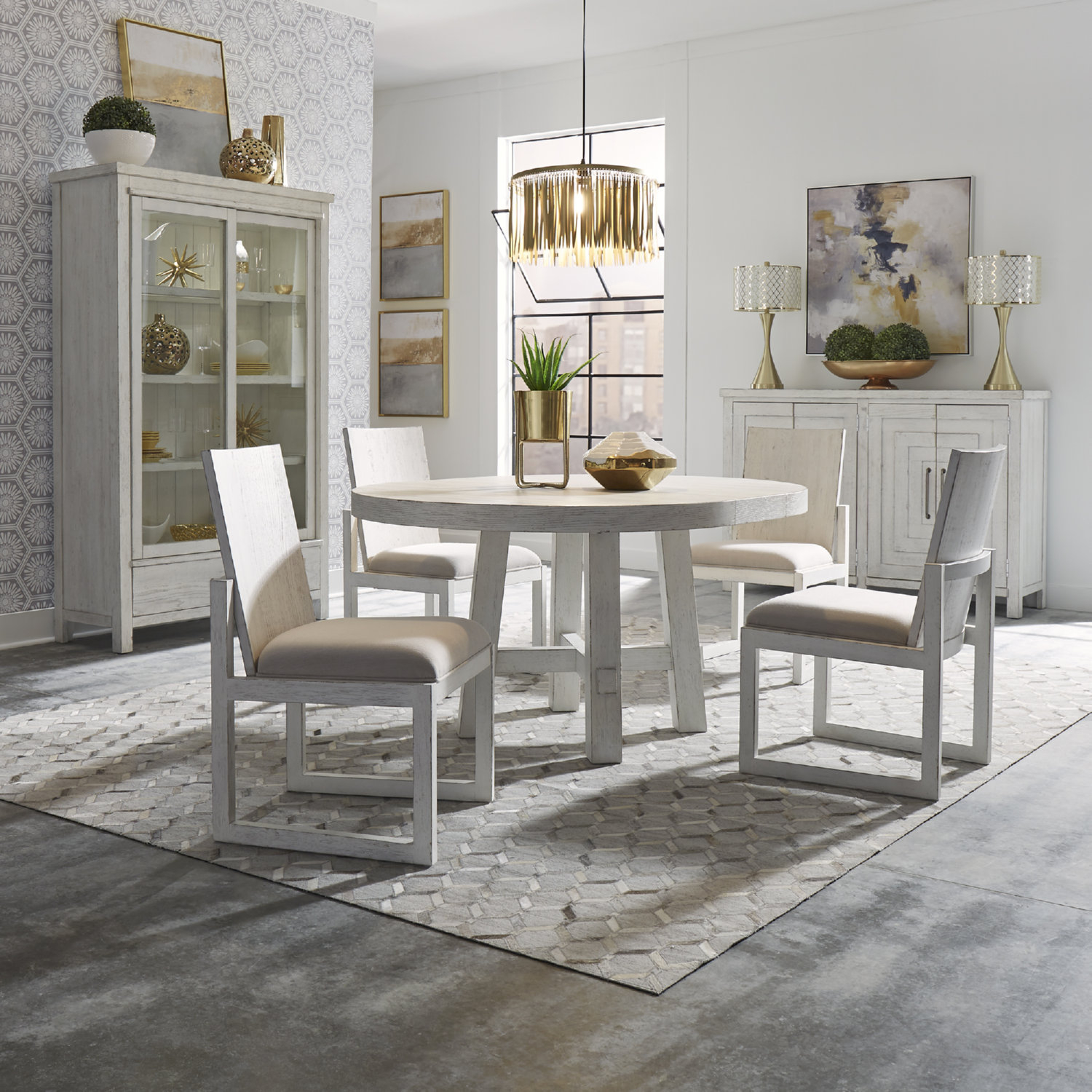 farmhouse 5 piece dining set