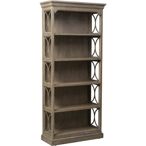 Simply Elegant Bookcase in Heathered Taupe