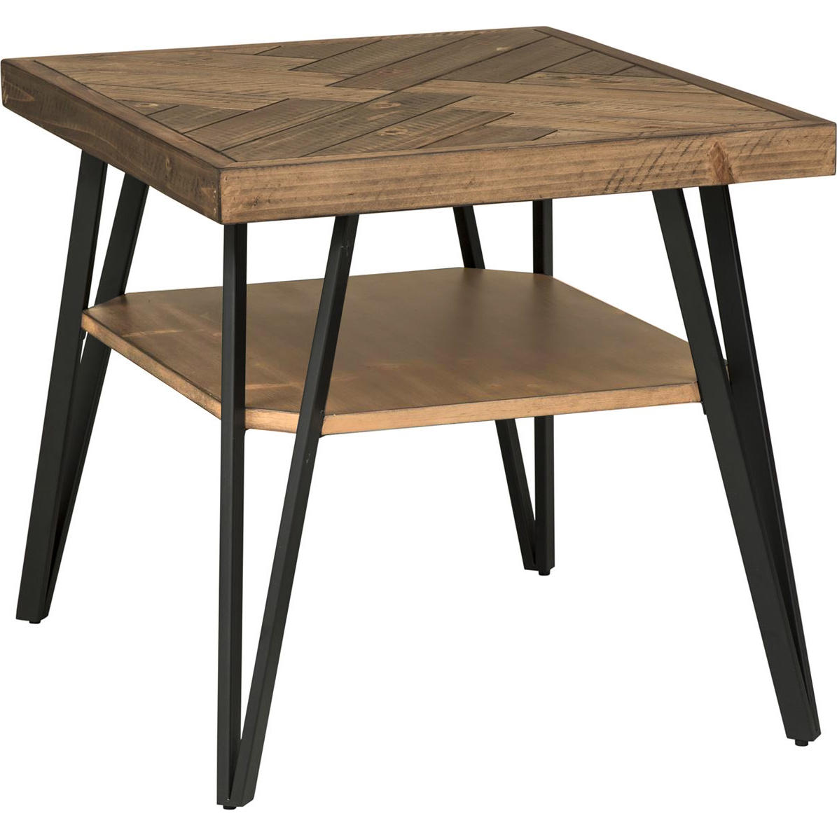 horizons rustic caramel table