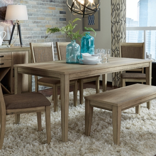 Sun Valley 6 Piece Dining Set in Sandstone