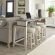 Ivy Hollow 4 Piece Set in Weathered Linen & Taupe Wood & Beige Fabric
