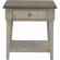 Ivy Hollow Drawer End Table in Weathered Linen & Dusty Taupe Wood