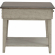 Ivy Hollow Drawer End Table in Weathered Linen & Dusty Taupe Wood