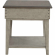 Ivy Hollow Drawer End Table in Weathered Linen & Dusty Taupe Wood