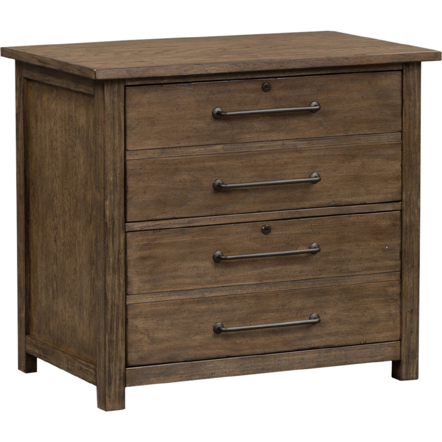 Liberty 473-HO145 Sonoma Road Lateral File Cabinet in Weather Bark Finish