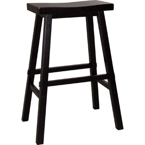 Creations II 30" Sawhorse Bar Stool in Black