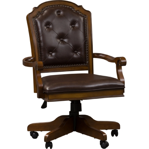 Amelia Jr Executive Office Chair in Antique Toffee