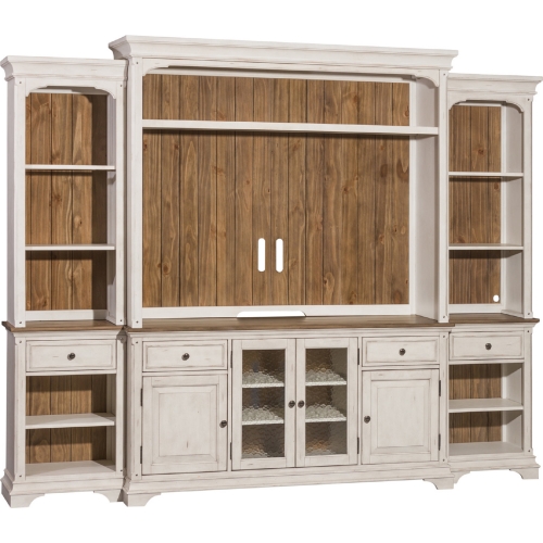 Entertainment Center in in Antique White