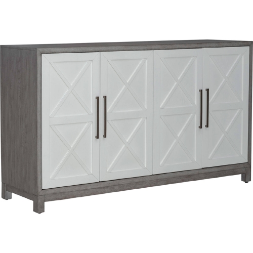 Palmetto Heights Accent Buffet in Shell White & Driftwood Finish