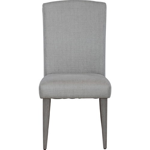 Palmetto Heights Dining Chair in Gray Fabric & Driftwood (Set of 2)