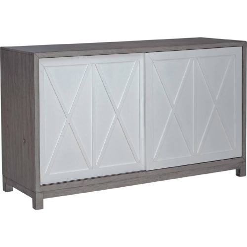 Palmetto Heights Server in Shell White & Driftwood