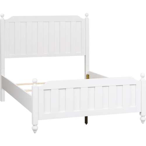 Cottage View Full Panel Bed in White