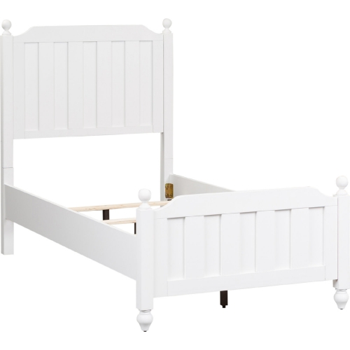 Cottage View Twin Panel Bed in White