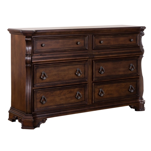 Arbor Place Double Dresser in Brownstone Finish