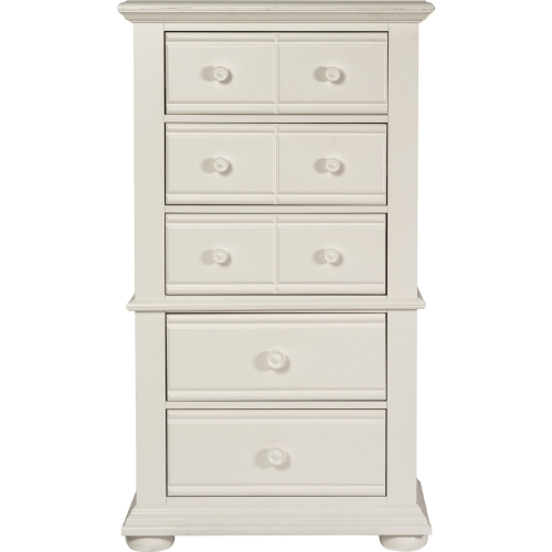 Summer House I Lingerie Chest in Oyster White Finish