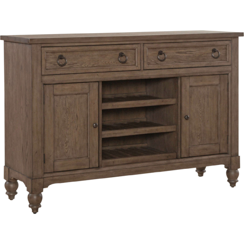 Americana Farmhouse Buffet in Dusty Taupe Finish Wood