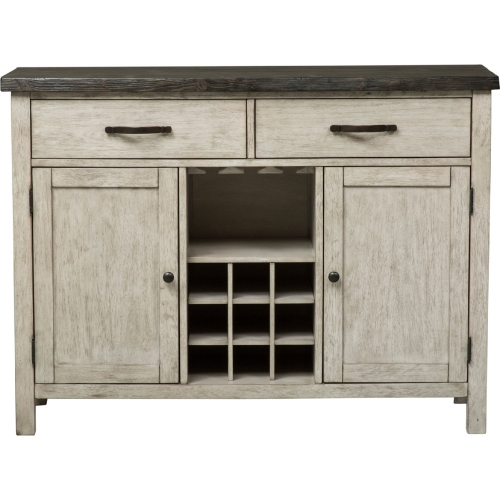 Willowrun Sideboard in Weathered White & Gray