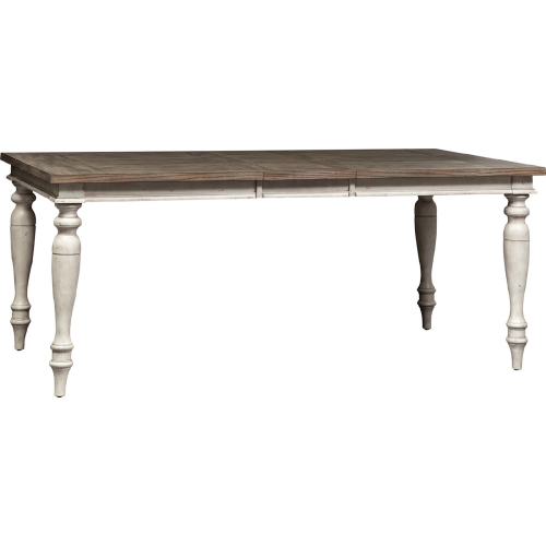 Whitney 74" Dining Table in Weathered Gray