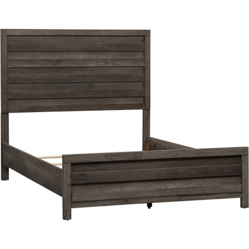 Tanners Creek Full Panel Bed in Greystone Finish