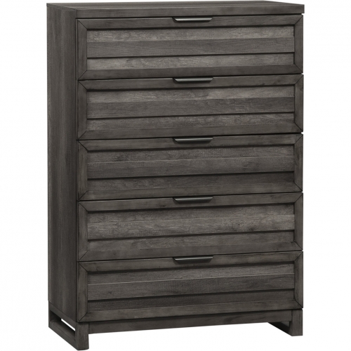 Tanners Creek 5 Drawer Chest in Greystone Finish