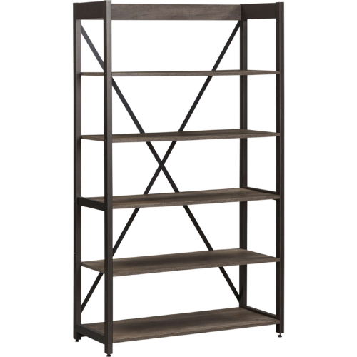 Tanners Creek Bookcase in Greystone Finish Wood