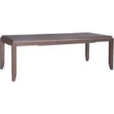 Montage 90" Dining Table in Platinum Finish Wood