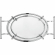 Service Bar Cart in Chrome Steel & Glass