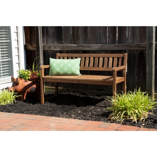 Catalan Outdoor Bench in Acorn Finish