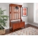 Linon Hall Tree with Storage Bench in Walnut Finish Wood