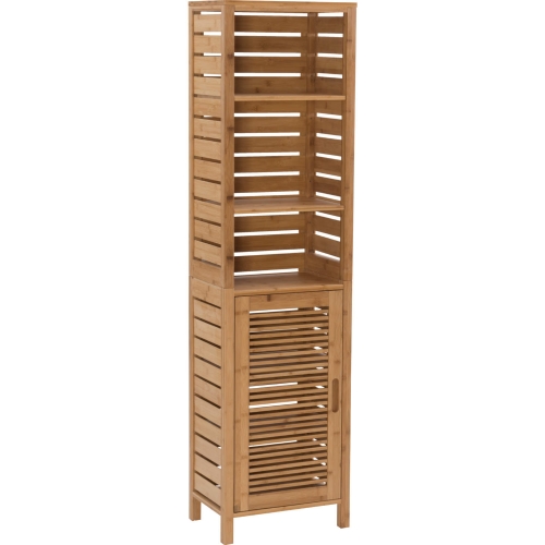 Bracken Tall Cabinet in Natural Finish Bamboo