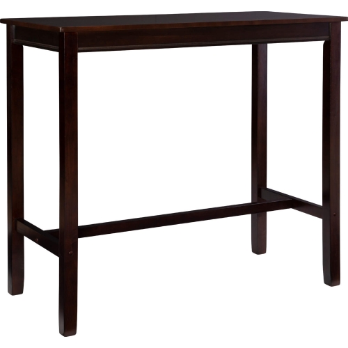 Claridge 42" Bar Height Dining Table in Walnut Finish Wood