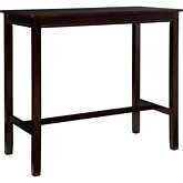 Claridge 42" Bar Height Dining Table in Walnut Finish Wood