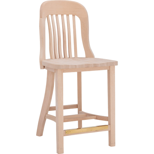 Maylen Counter Stool in Unfinished Wood (Set of 2)