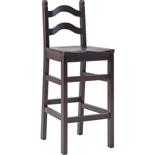 Jocasta Bar Stool in Brown (Set of 2)