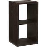 Galli 2 Cubby Storage Cabinet in Espresso