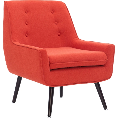 Trelis Accent Chair in Tufted Pimento Fabric