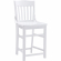 Jace Counter Stool in Gloss White Finish Wood (Set of 2)