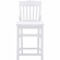 Jace Counter Stool in Gloss White Finish Wood (Set of 2)