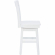Ayla Swivel Counter Stool in White Wood